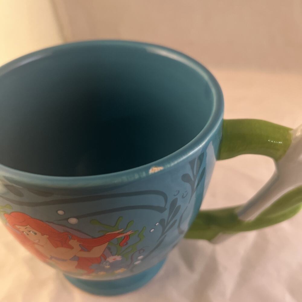 Disney The Little Mermaid Ariel Coffee Mug Dinglehopper Fork Handle - Picture 2 of 6